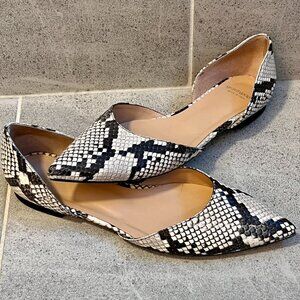 Gravitypope Woman's Convertible Snakeskin Flats Size 9 (40)